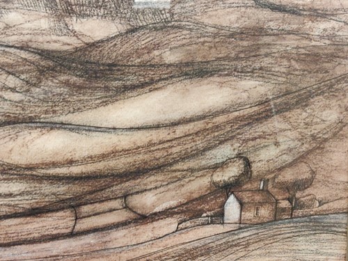 Lot 287 - Peter Nuttall (1943-2011) Hillside landscape...