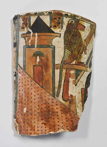 Lot 542 - Two Ancient Egyptian Cartonnage fragments