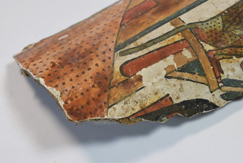Lot 542 - Two Ancient Egyptian Cartonnage fragments