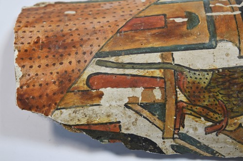 Lot 542 - Two Ancient Egyptian Cartonnage fragments