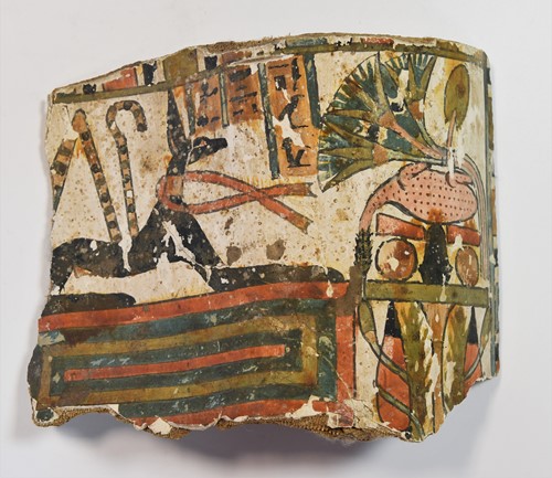 Lot 542 - Two Ancient Egyptian Cartonnage fragments