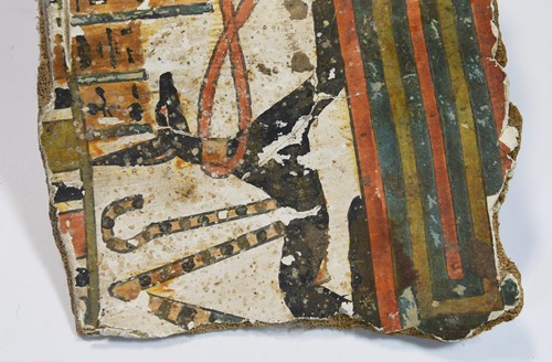 Lot 542 - Two Ancient Egyptian Cartonnage fragments