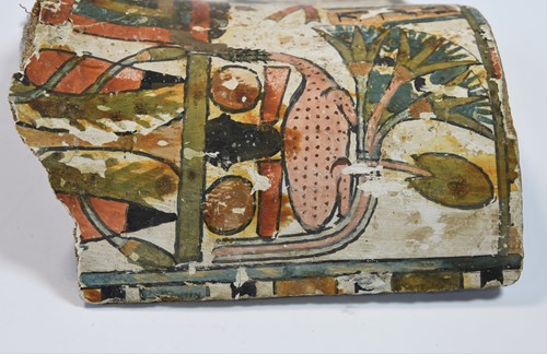 Lot 542 - Two Ancient Egyptian Cartonnage fragments