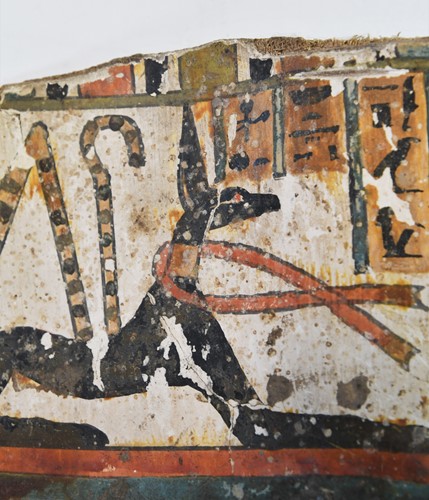 Lot 542 - Two Ancient Egyptian Cartonnage fragments