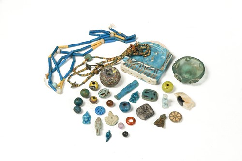 Lot 545 - A group of Egyptian amulets