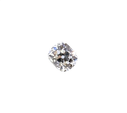 Lot 252 - A loose old cushion cut diamond