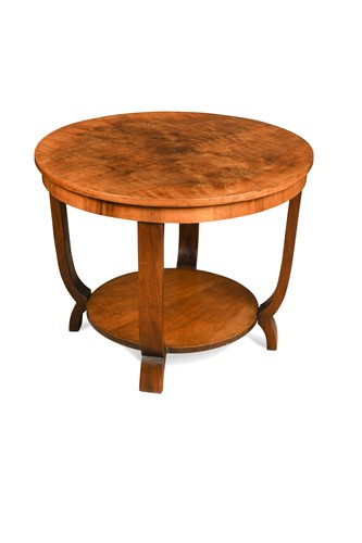 Lot 168 - An Art Deco walnut occasional table