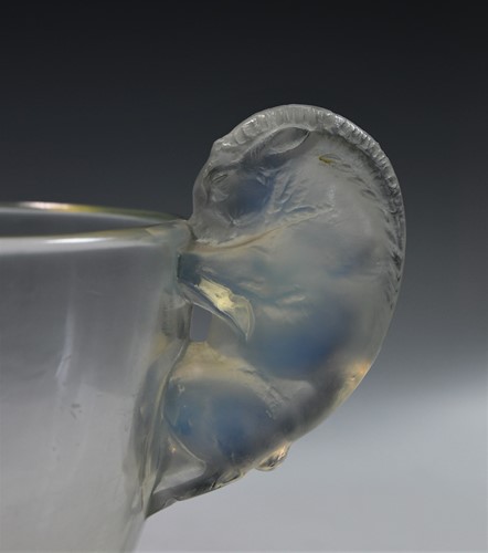 Lot 6 - Beliers, an R. Lalique opalescent glass vase, designed circa 1925