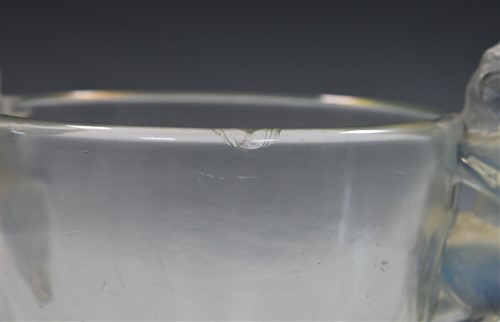 Lot 6 - Beliers, an R. Lalique opalescent glass vase, designed circa 1925