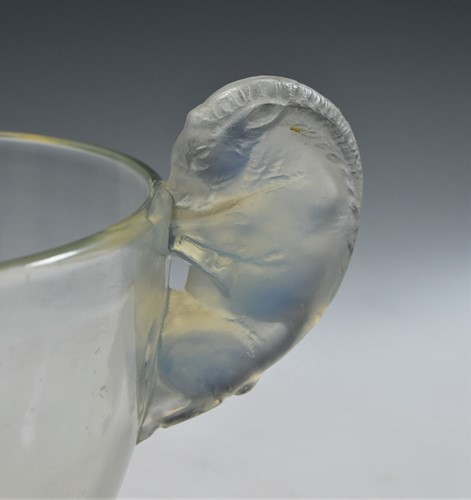 Lot 6 - Beliers, an R. Lalique opalescent glass vase, designed circa 1925