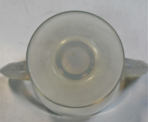 Lot 6 - Beliers, an R. Lalique opalescent glass vase, designed circa 1925