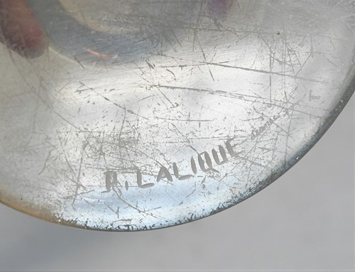 Lot 6 - Beliers, an R. Lalique opalescent glass vase, designed circa 1925