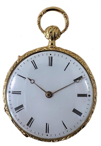 Lot 292 - Alliez Bachelard & Terond Fils, Geneva - A quarter repeating open faced slim dress pocket watch