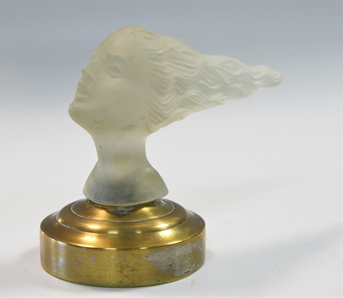 Lot 121 - After Red Ashay, a near pair of 'Victoire' (Speed Girl) car mascots