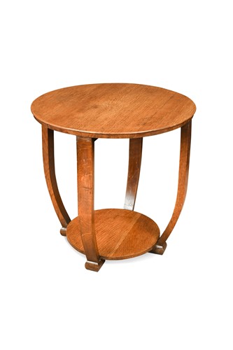 Lot 160 - An Art Deco pale oak occasional table, circa 1930