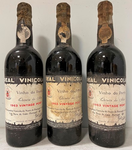 Lot 175 - Real Vinicola, Quinta do Sibio Vintage Port 1963