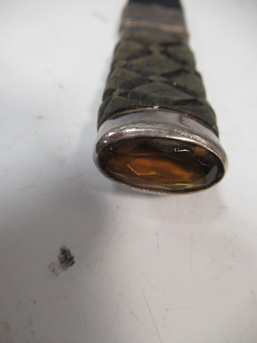 Lot 66 - A small skean d'hu, a khukri knife, a hunting...