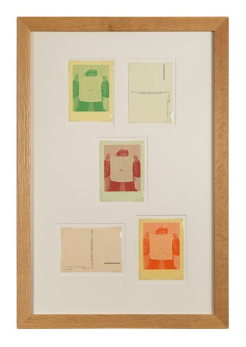 Lot 102 - Five framed British Surrealist postcards