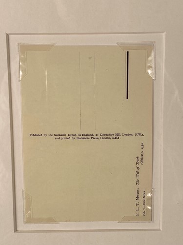 Lot 102 - Five framed British Surrealist postcards