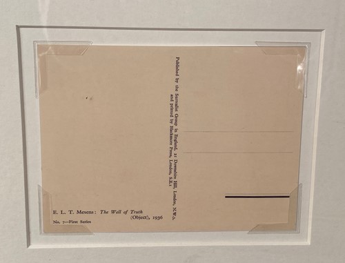 Lot 102 - Five framed British Surrealist postcards