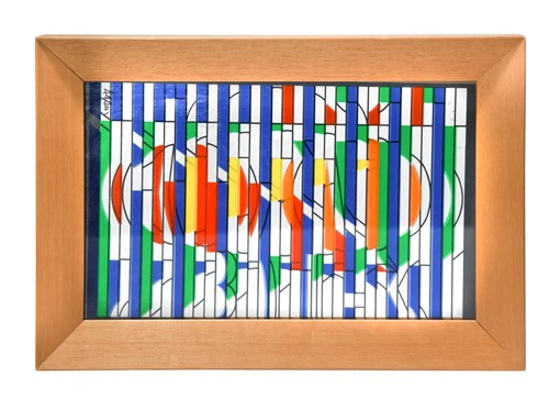 Lot 75 - Yaacov Agam (1928-), Shalom Window V