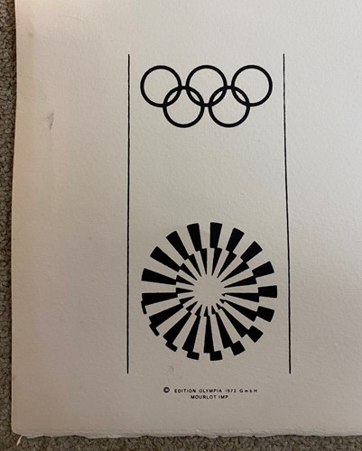 Lot 234 - A group of four signed 1972 Munich Olympic lithographic posters