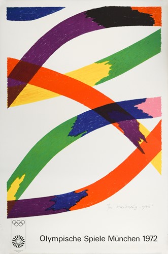 Lot 234 - A group of four signed 1972 Munich Olympic lithographic posters