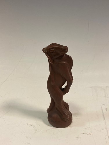 Lot 131 - A Meissen stoneware "Ferdinand the Bull" chess...