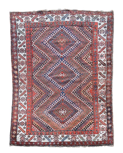 Lot 327 - A Luri triple medallion rug