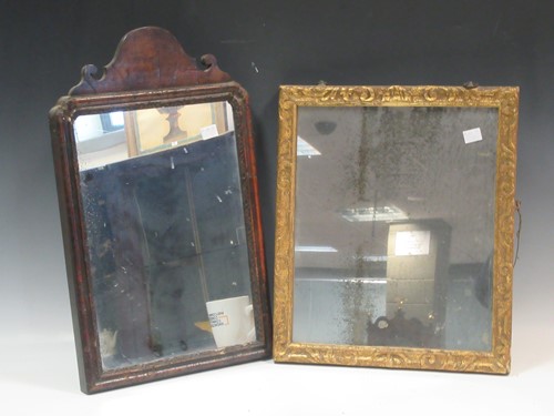 Lot 189 - Two 18th century mirrors, 49 x 29cm and one...