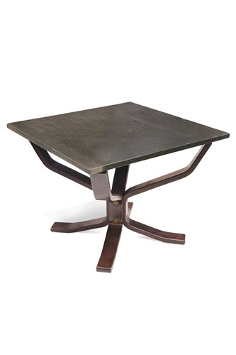 Lot 193 - Sigurd Ressell for Vatne Møbler, a slate topped occasional table, 20th century