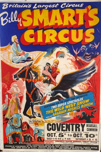 Lot 232 - A group of three unframed mid-century Circus advertising posters