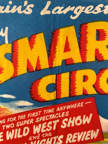Lot 232 - A group of three unframed mid-century Circus advertising posters