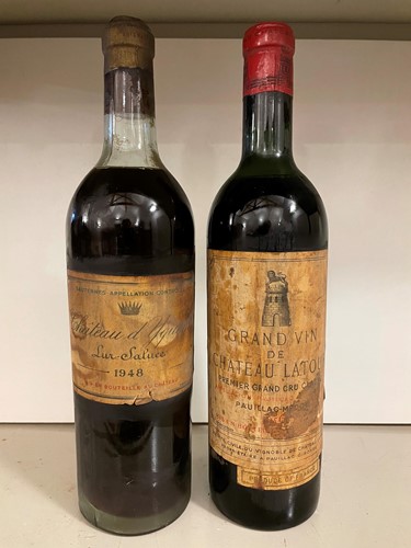 Lot 206 - Chateau D'Yquem, Sauternes 1er Cru 1948