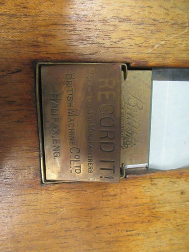 Lot 102 - A British Machine Co Ltd Jackson's Patent Cash...