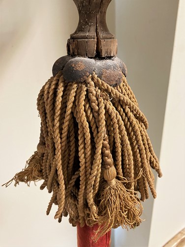 Lot 408 - A Venetian wrought iron Gondola Lantern, 19th century