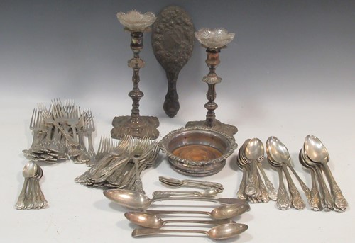 Lot 259 - Three silver tablespoons, 6.5ozt; together...