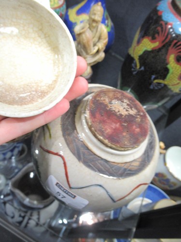 Lot 57 - Various oriental ceramics to include three...