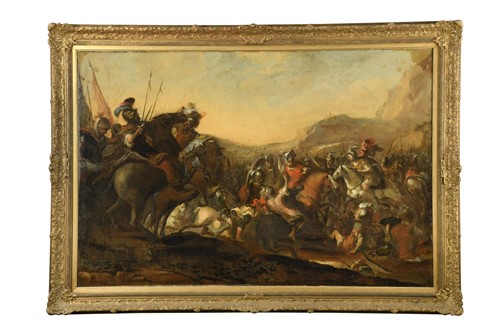 Lot 61 - Circle of Guglielmo Cortese, called il Borgognone (1628-1679)
