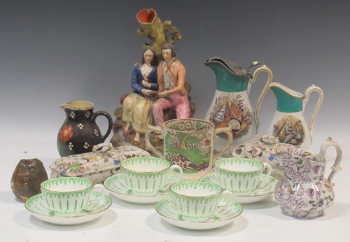 Lot 174 - A large quantity of assorted Staffordshire...