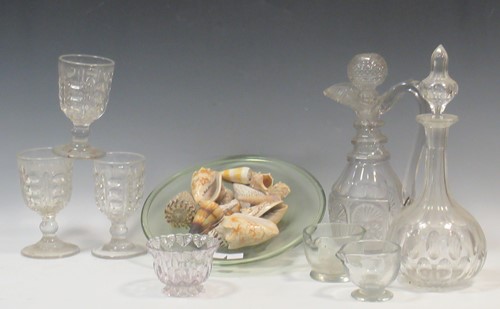 Lot 172 - A quantity of 19th century glassware with a...