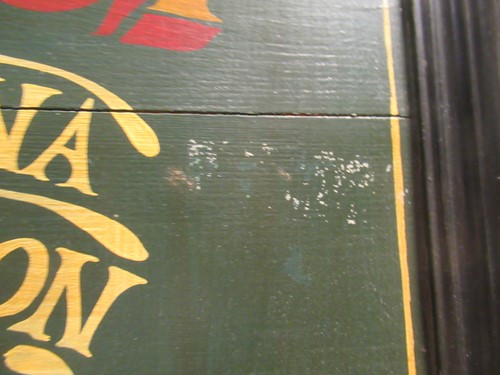 Lot 125 - 'The Willow Tea Shop' painted advertising sign,...