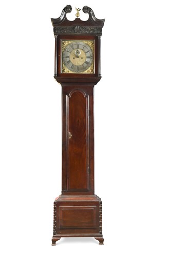 Lot 449 - An Irish mahogany longcase clock by William Stafford, Dublin, circa 1760