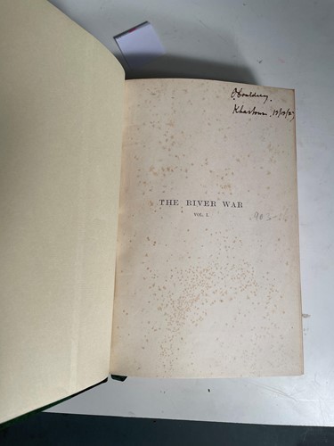 Lot 273 - CHURCHILL (Winston S) The River War 1899, 2...