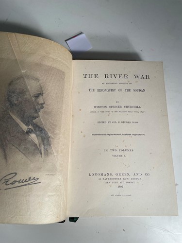 Lot 273 - CHURCHILL (Winston S) The River War 1899, 2...