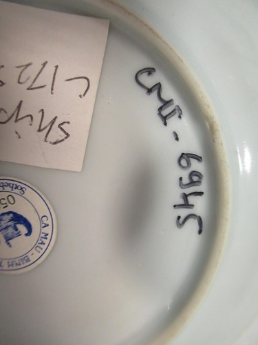 Lot 35 - Ca Mau cargo a pair of near plates, approx...