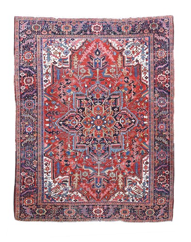 Lot 444 - A Heriz carpet