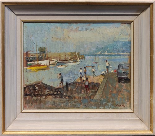 Lot 232 - Giulio Salti (1899-1984) I Pescatori, Della...