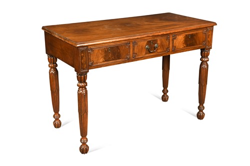 Lot 591 - A mahogany side table in the manner of Gillows, 19th century