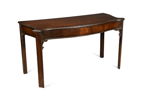 Lot 495 - A George III mahogany serving table